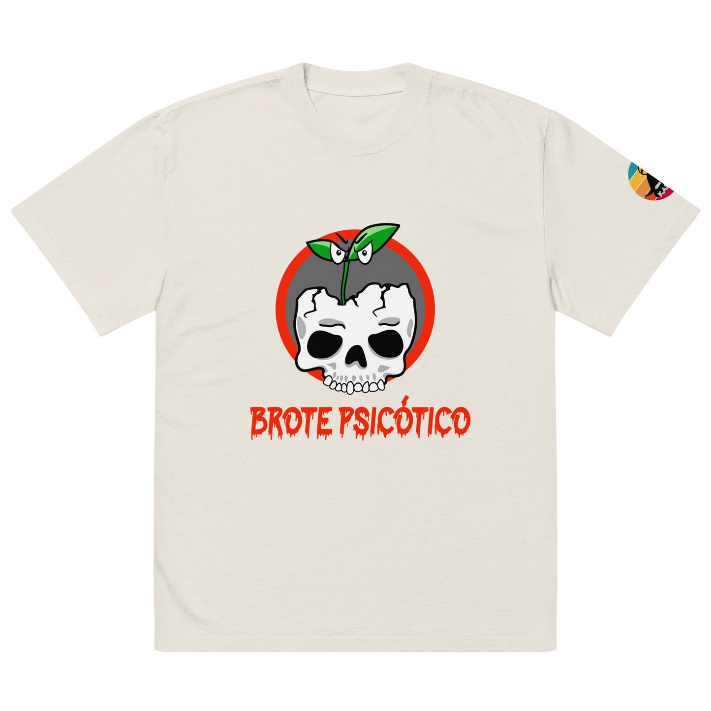 Brote psicótico...Camiseta oversize con efecto desgastado - Con Karma