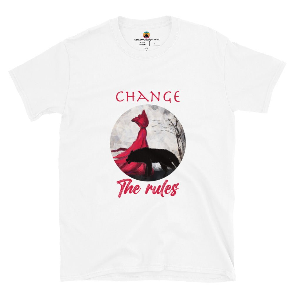 Change the rules Short - Sleeve Unisex T-Shirt - Con Karma