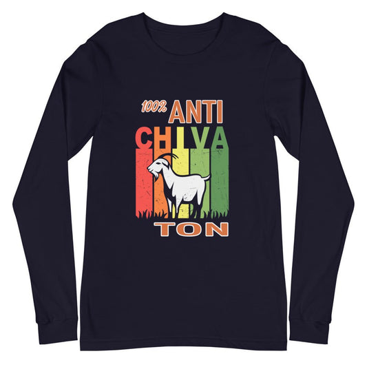 Cien por ciento anti chivaton Unisex Long Sleeve Tee - Con Karma