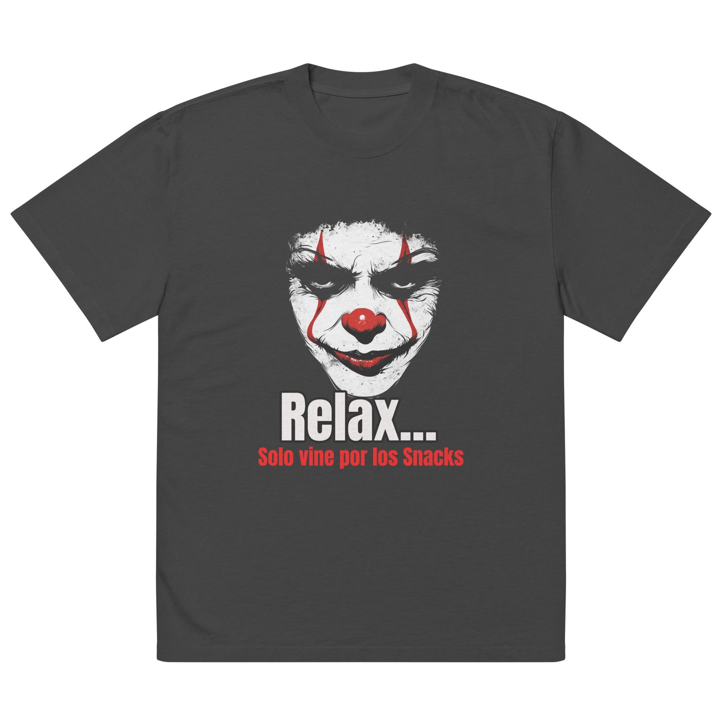 Relax...Camiseta oversize con efecto desgastado