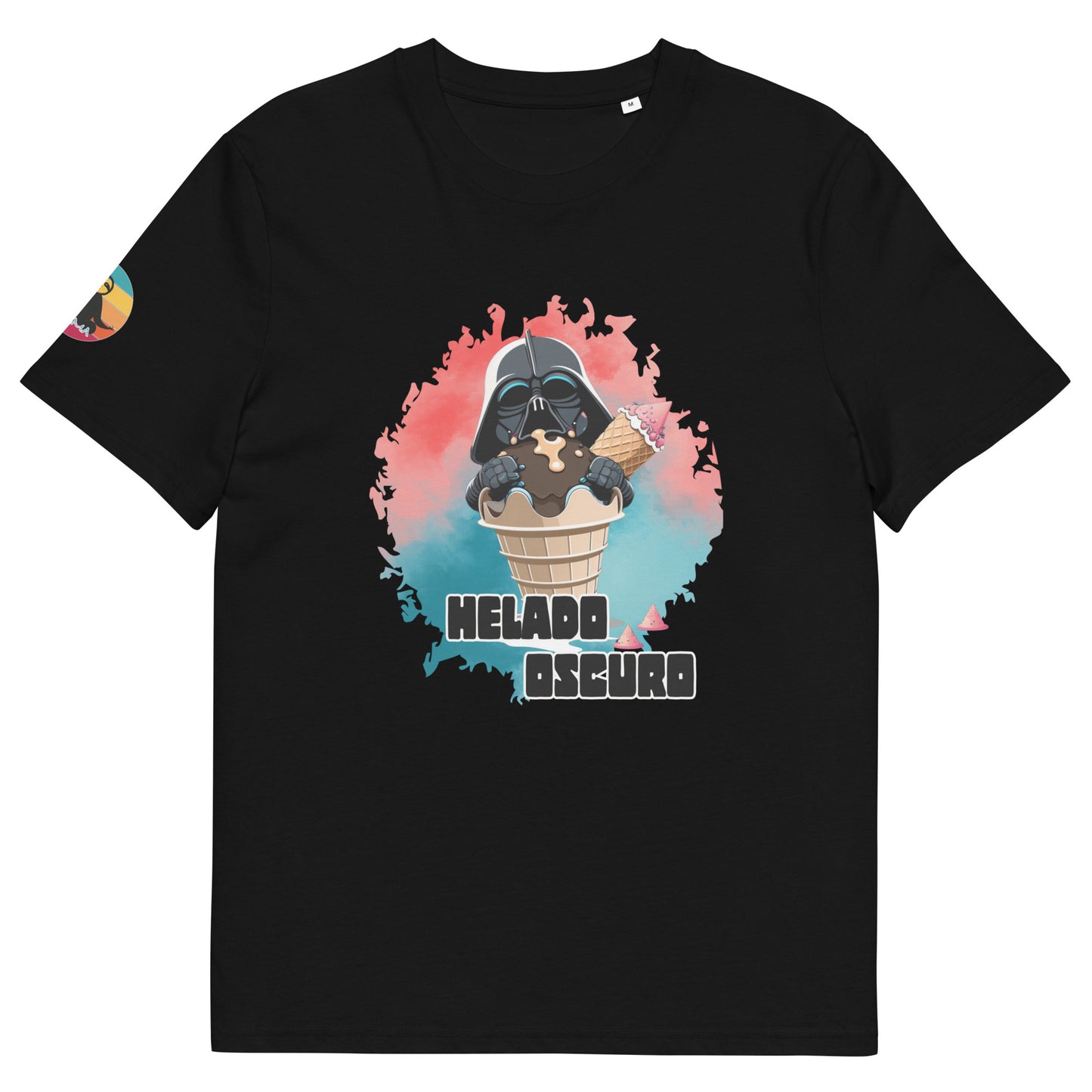 Helado oscuro...Camiseta de algodón orgánico unisex