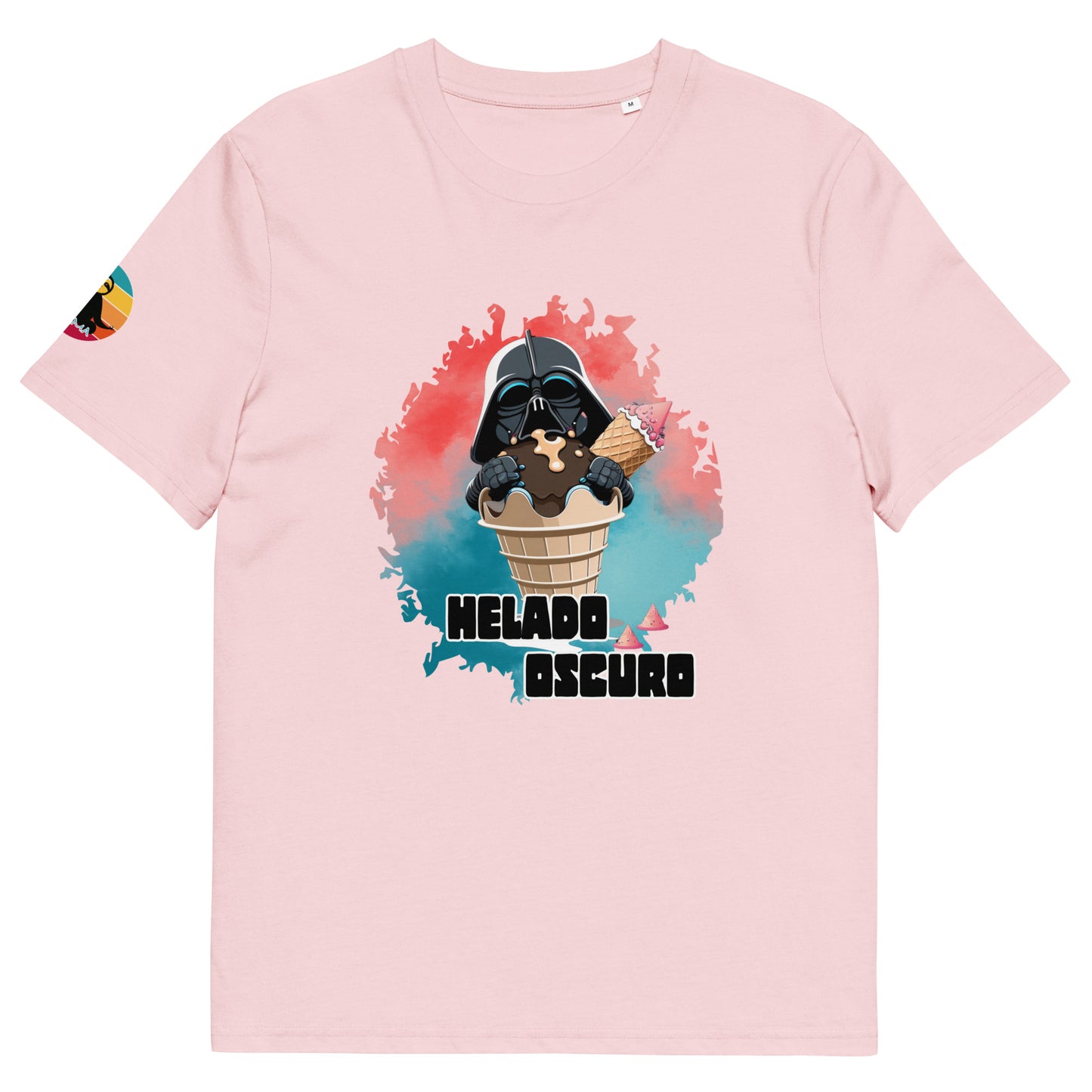 Helado oscuro...Camiseta de algodón orgánico unisex