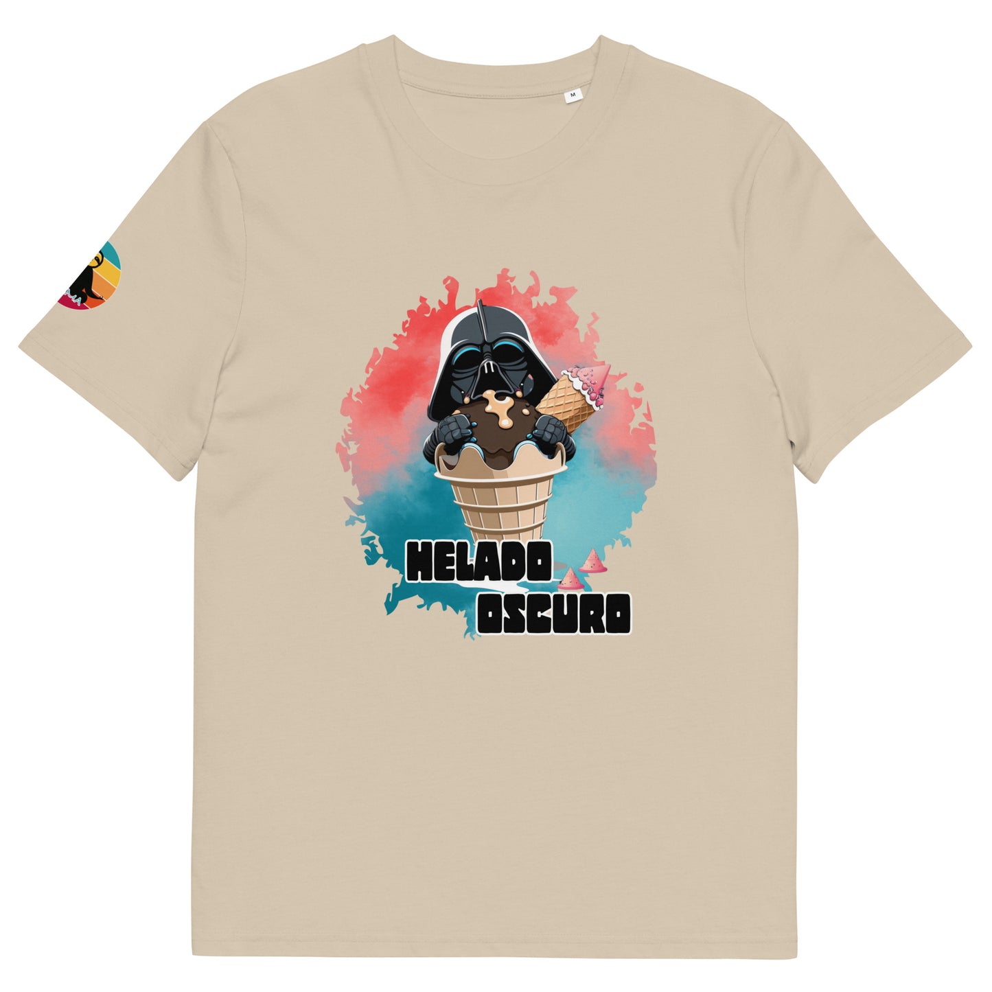 Helado oscuro...Camiseta de algodón orgánico unisex