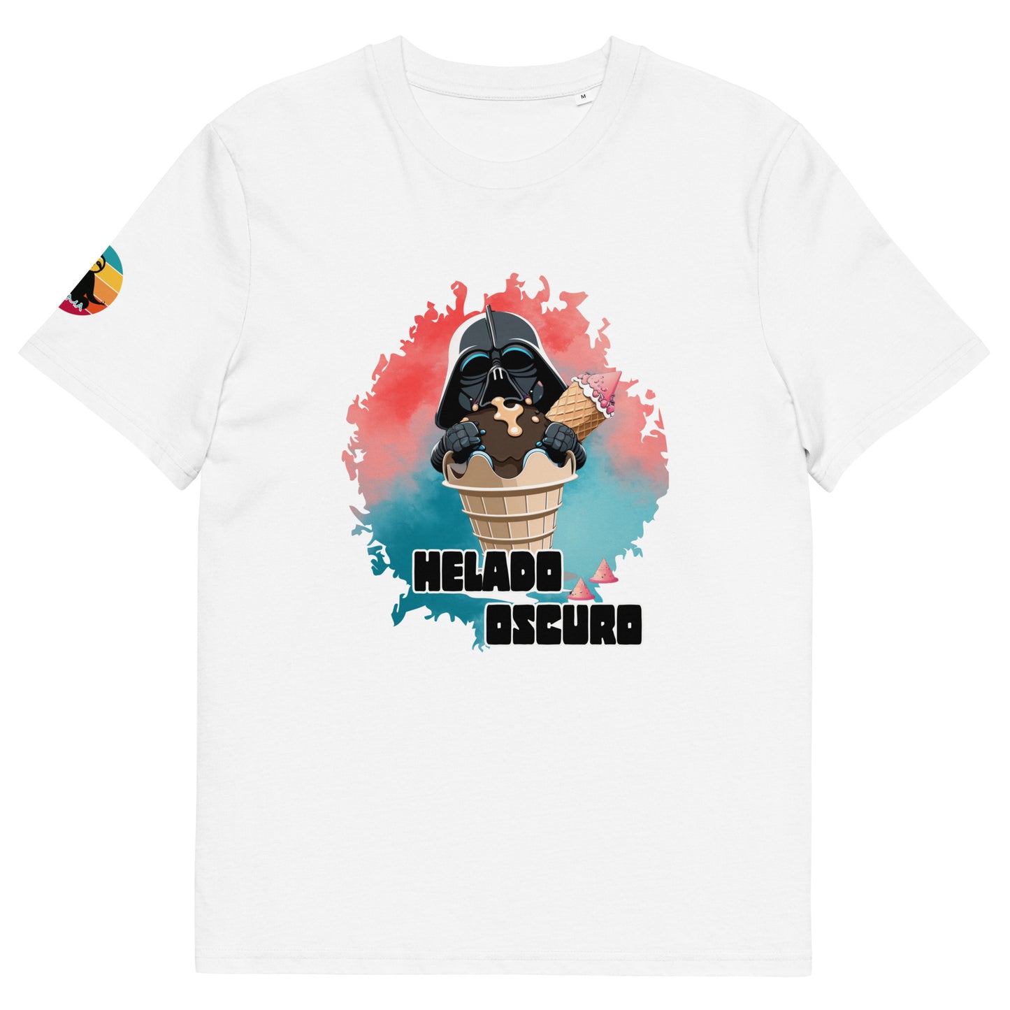 Helado oscuro...Camiseta de algodón orgánico unisex