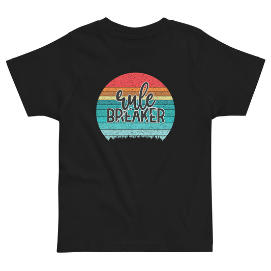 Rule breaker Toddler jersey t-shirt