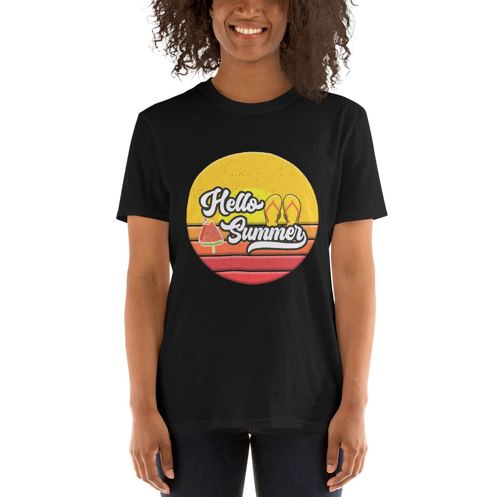 Hello Summer 2 Short-Sleeve Unisex T-Shirt