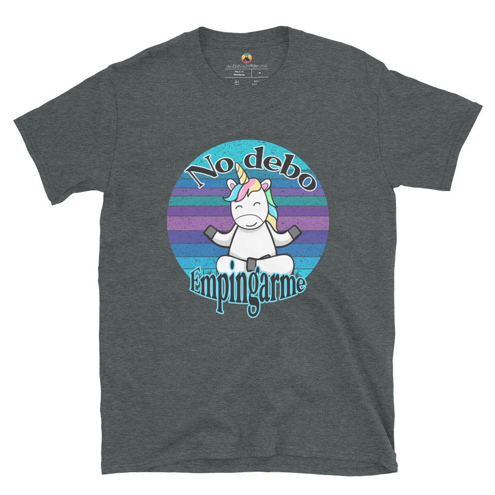 No debo empingarme unicornio Short-Sleeve Unisex T-Shirt