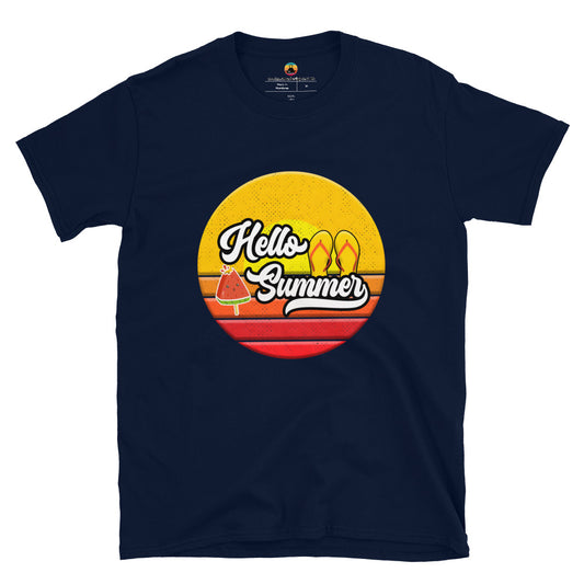 Hello Summer 2 Short-Sleeve Unisex T-Shirt