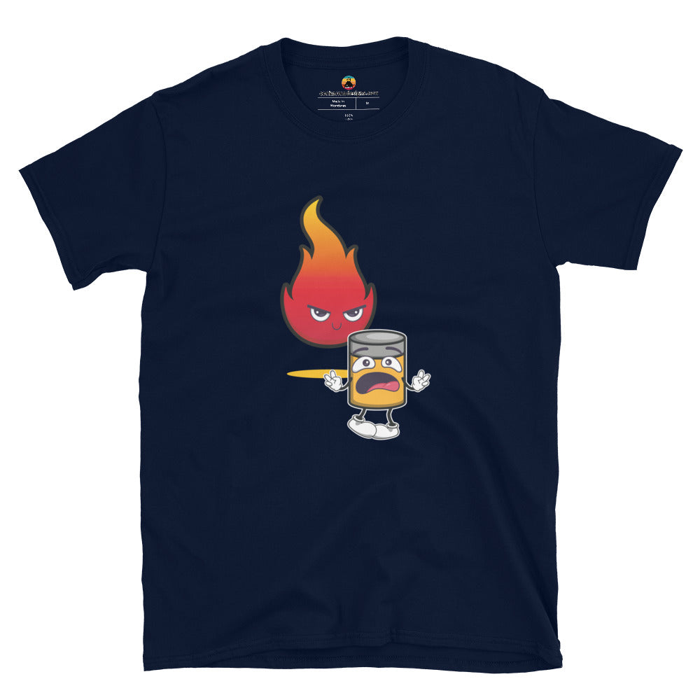 Fuego a la lata Short-Sleeve Unisex T-Shirt