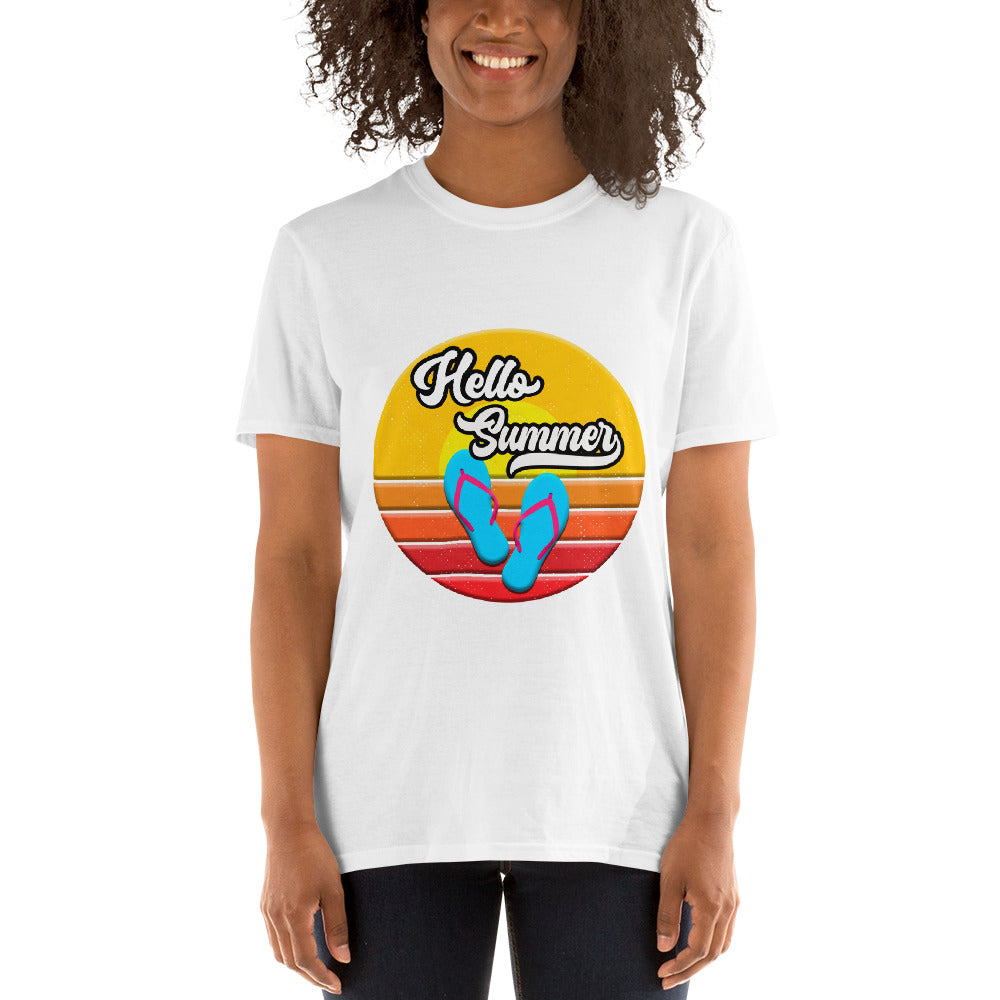 Hello Summer Short-Sleeve Unisex T-Shirt