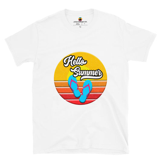 Hello Summer Short-Sleeve Unisex T-Shirt