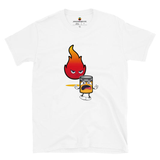 Fuego a la lata Short-Sleeve Unisex T-Shirt